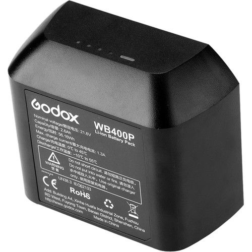 Godox Li-Ion Battery for AD400Pro Flash Head, WB400P/C