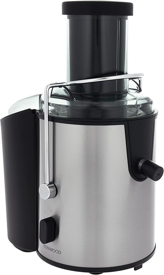 Kenwood Juicer, 800W, 75mm Feeding Tube, 2 Speeds, Juice Container, 2L Pulp Container, Anti Drip, Safety Lock, JEM02.A0BK, Multicolor