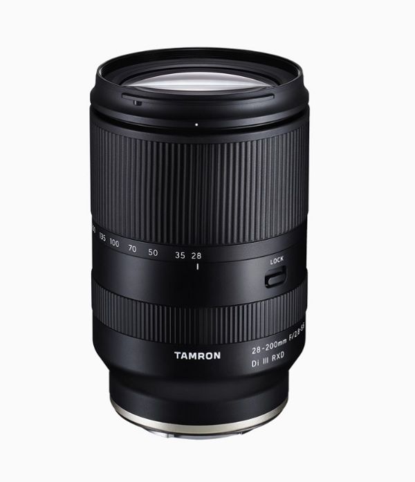 عدسة تامرون 28-200 مم f/2.8-5.6 Di III RXD (موديل A071SF) لكاميرات سوني E – أول عدسة زووم شاملة بفتحة f/2.8 في العالم، فوكس RXD ومقاومة للرطوبة للفل فريم