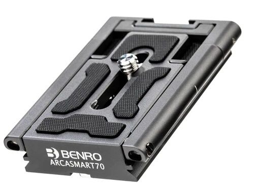 Benro 70mm Arca-Swiss plate with Smartphone Adapter (BENRO-ARCASMART70)