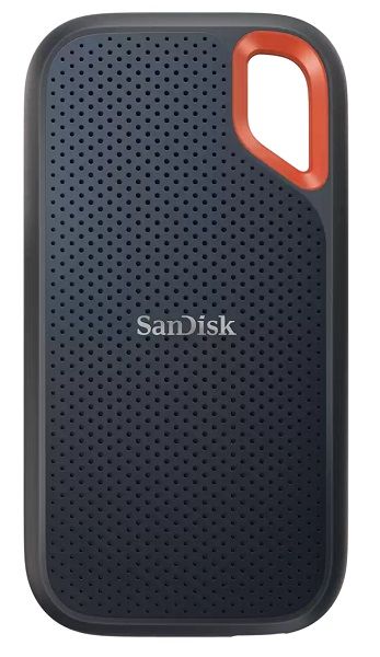 هاردسك سانديسك اكستريم محمول SSD سعة 1 تيرا - سرعة تصل إلى 1050 ميجابايت/ثانية، مقاوم للماء والغبار IP65 (SDSSDE61-1T00-G25)
