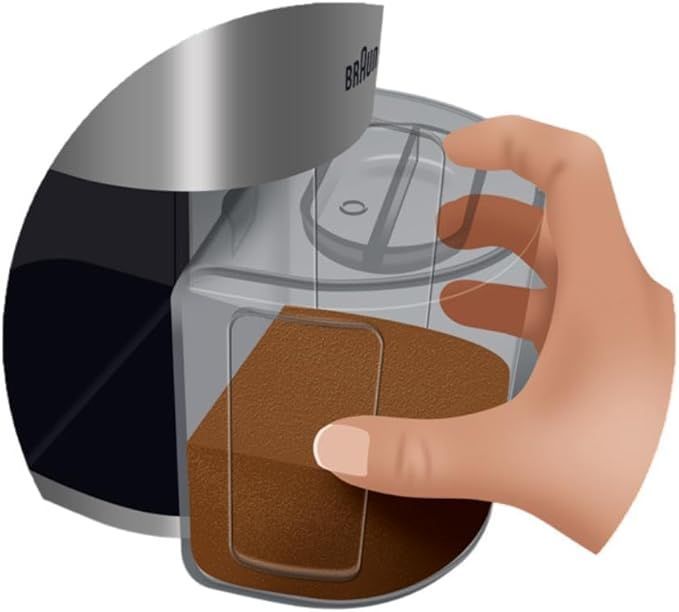 Clear View, Easy Fill: 220g Coffee Bean Container