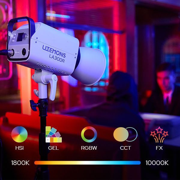Super colorful lighting