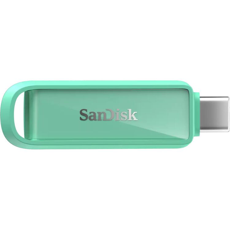 ذاكرة SanDisk للهاتف مع USB-C، أخضر فاتح، 512 جيجابايت، SDIXS0N-512G-GN6NQ