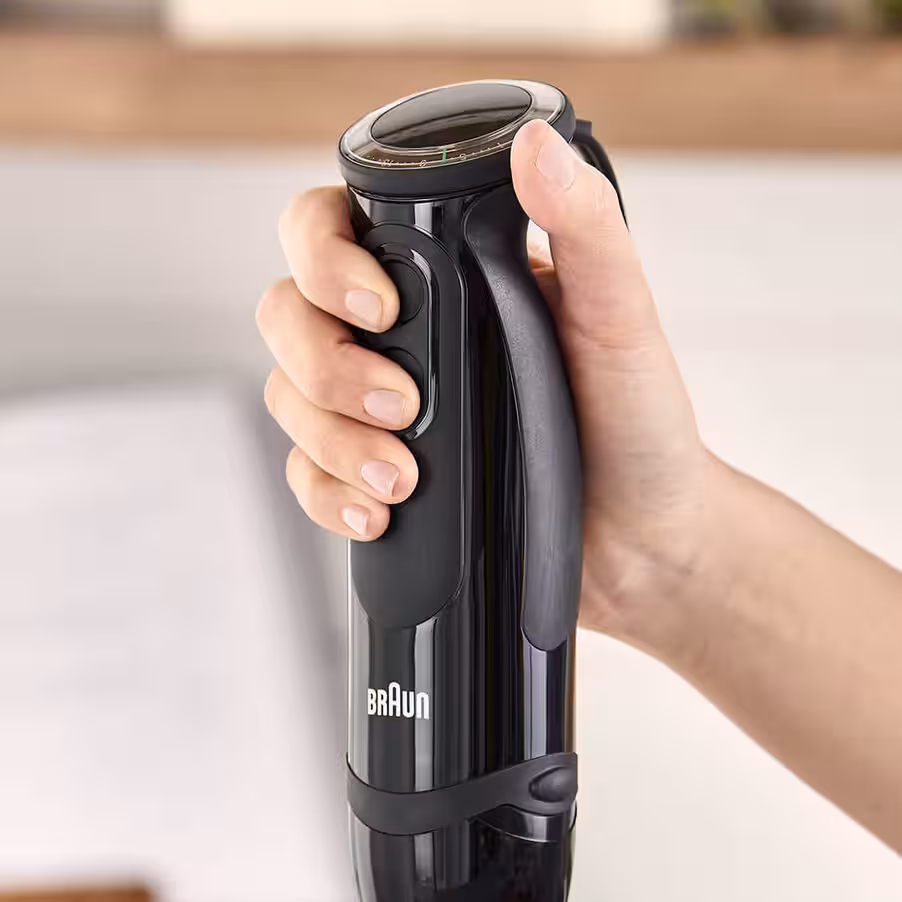 Ergonomic shape & comfort soft grip handle