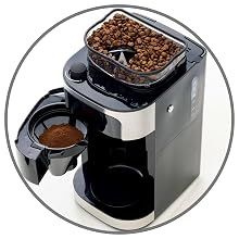 Dual-Option Brewing – Beans or Ground Coffee, Your Choice