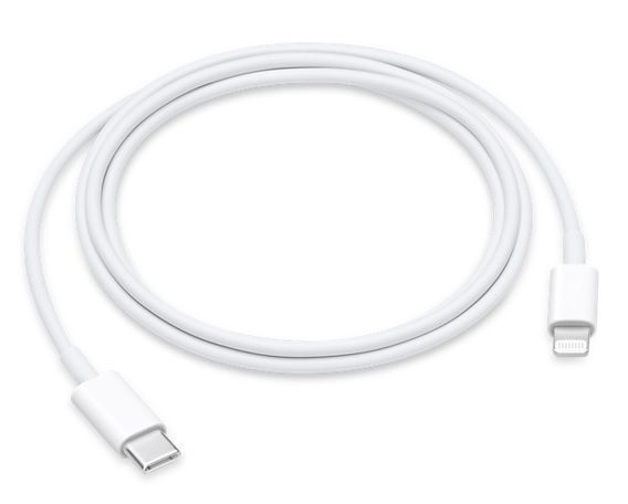 أبل، كابل شحن لايتنينغ، Type-C طول 1 متر (MUQ93ZE/A-R)