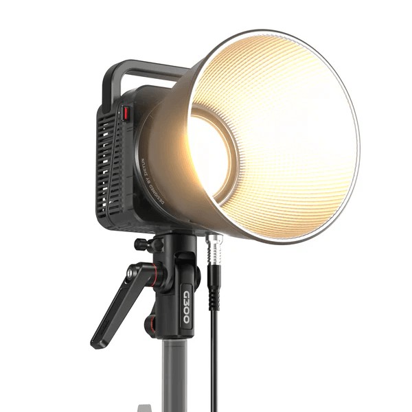 Zhiyun MOLUS G300 Bi-Color LED Monolight – 300W High-Output COB Video Light (Overclockable to 500W) with 2700K-6500K CCT & Bowens Mount