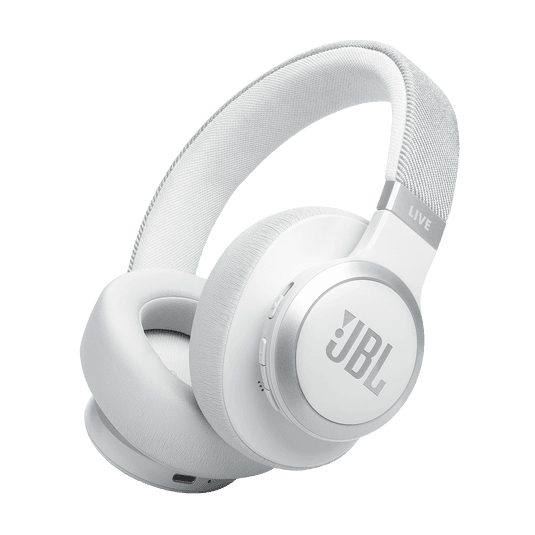 سماعات JBL LIVE 770NC اللاسلكية - أبيض