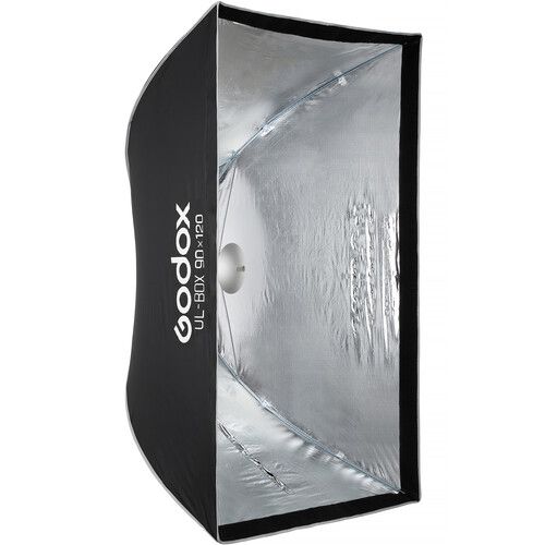 صندوق إضاءة ناعم من جودوكس على شكل مظلة مع قاعدة باوينز، 90x120 سم