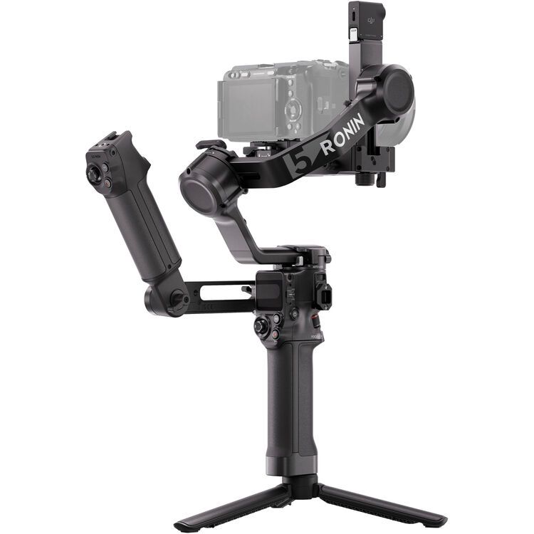 DJI RS 5 Combo, Gimbal Stabilizer for Camera, Intelligent Tracking, Electronic Briefcase Handle, Fine-Tuning Knobs, New Z-Axis Indicator