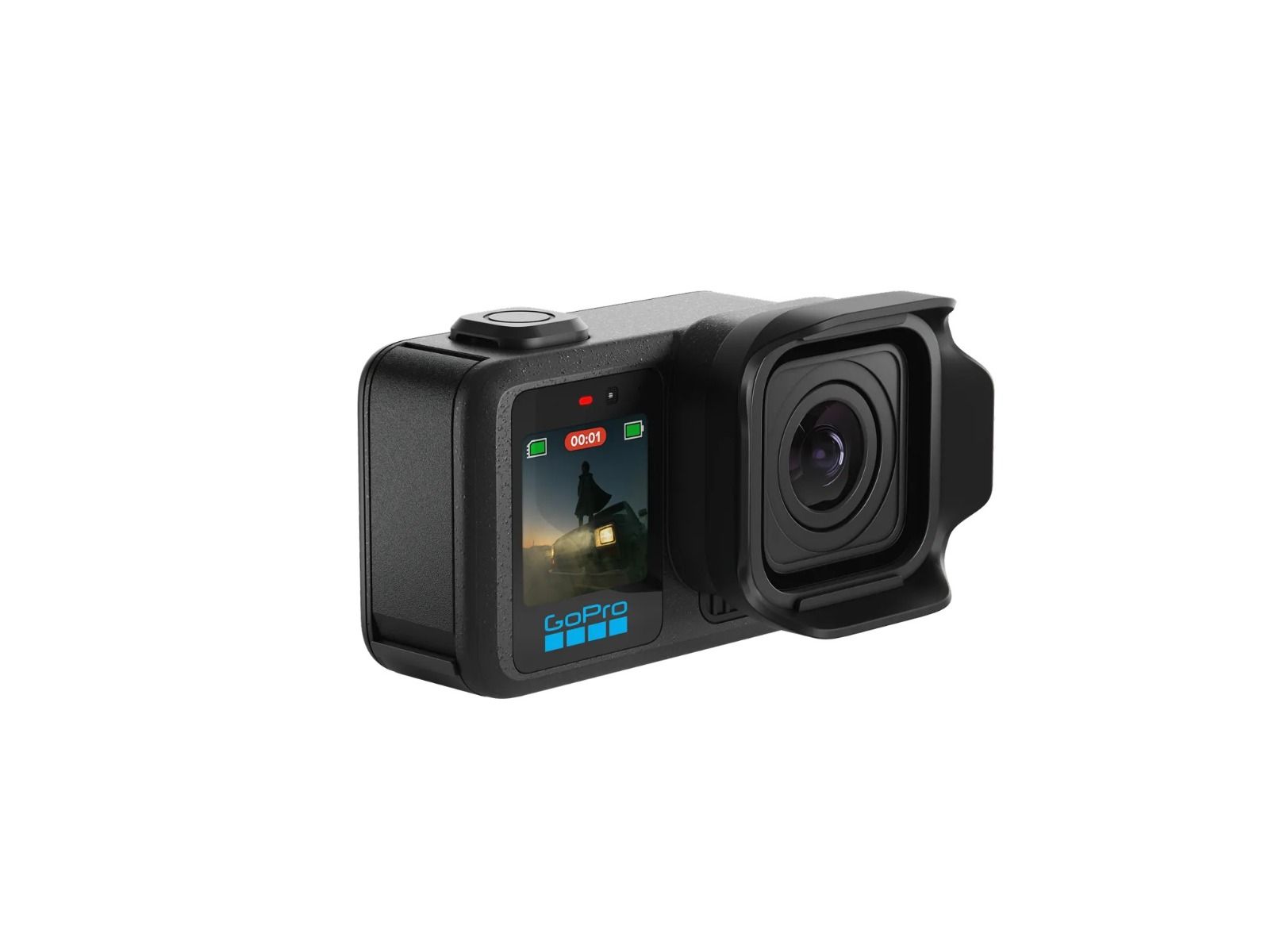 كاميرا الحركة GoPro Mission 1، غطاء عدسة قابل للإزالة، دقة فيديو 8K، مقاومة للماء حتى عمق 20 مترًا، CHDHW-001-RW، أسود