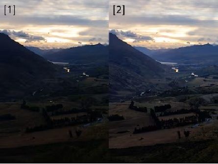 Three composite RAW modes