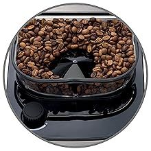 Built-In Conical Burr Grinder with 28 Settings – Freshness You Can Taste