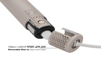 Removable filter for easy cleaning