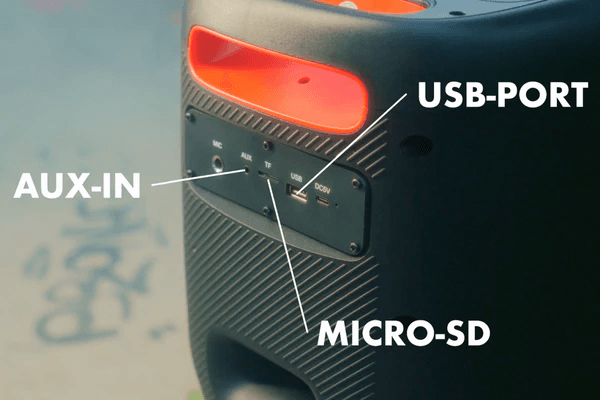 Bluetooth audio streaming, USB port, micro SD card