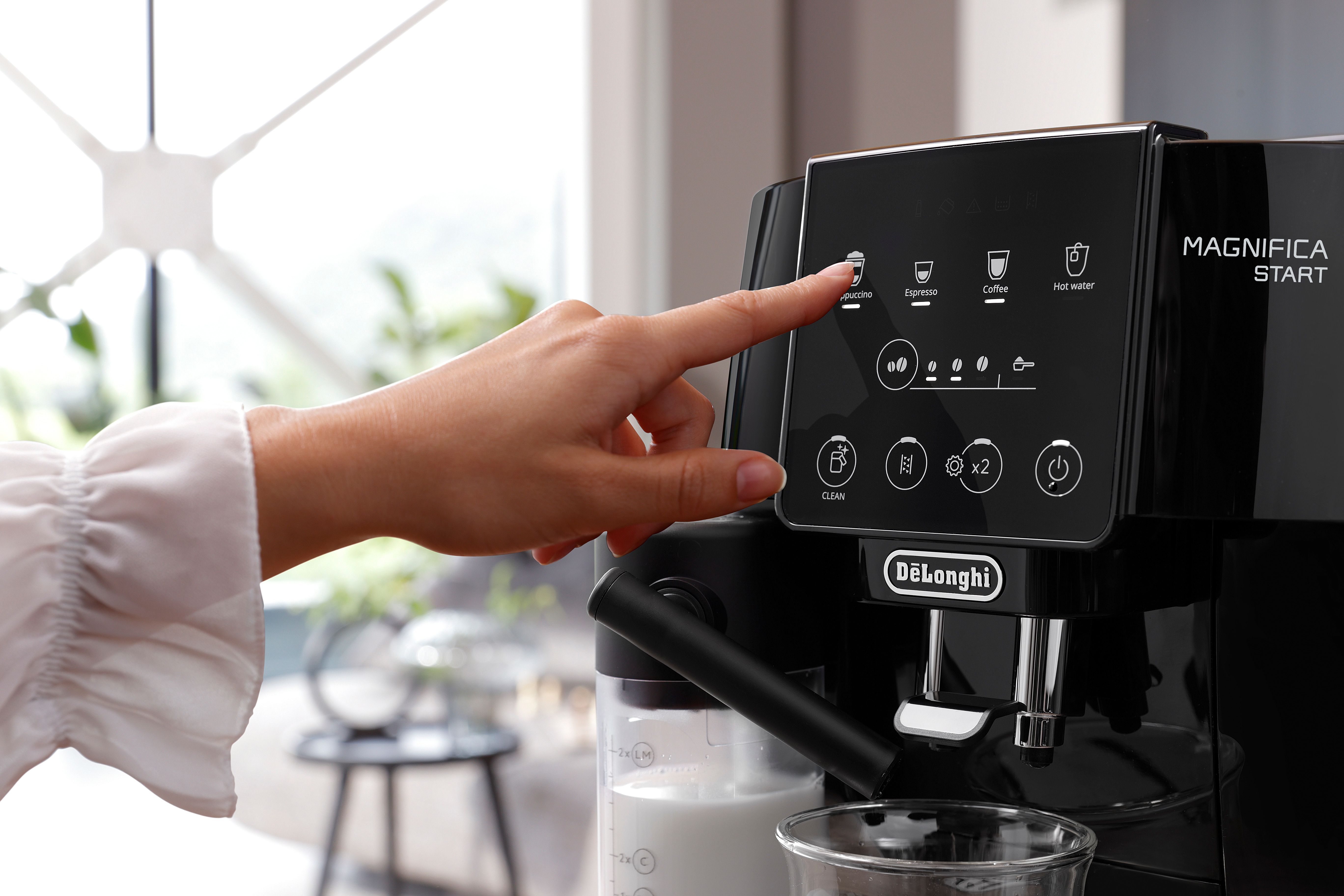 Effortless Brewing with Soft-Touch Controls