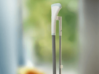 Adjustable single pole for various height settings