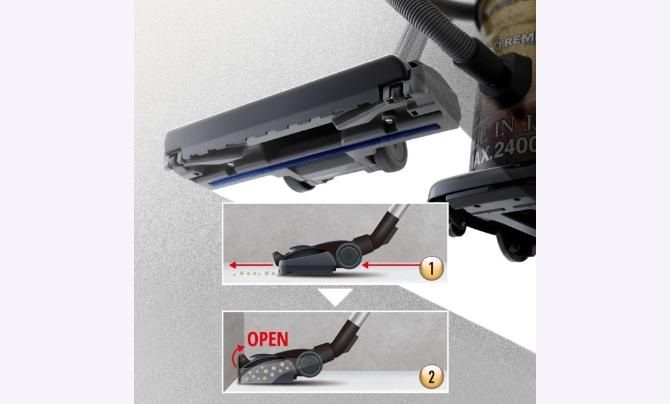 Easy Cleaning of Edges and Corners