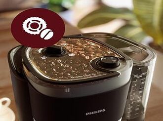 Integrated grinder with customizable coarseness level