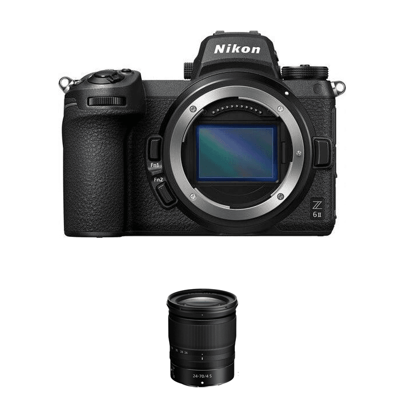 NIKON Z6 II Mirrorless Body Only, VOA060AM + NIKKOR Z 24-70mm f/4 S LENS, JMA704DA