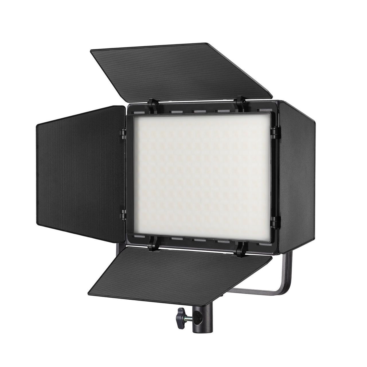 لوحة إضاءة جودوكس ليتيمونز LP600R RGB LED بقوة 60 واط | 1800K-10,000K، دقة CRI 96، اقتران NFC ودعم بطاريات V-Mount, أسود