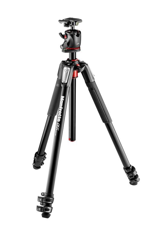 Manfrotto 055 حامل ترايبود ثلاثى مع رأس دائرية كود (MK055XPRO3-BHQ2)