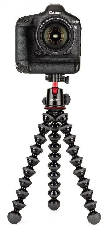 جوريلا بود حامل ثلاثي القوائم مرن من الألمنيوم لكاميرات DSLR والكاميرات عديمة المرآة مع رأس (JBJ508)
