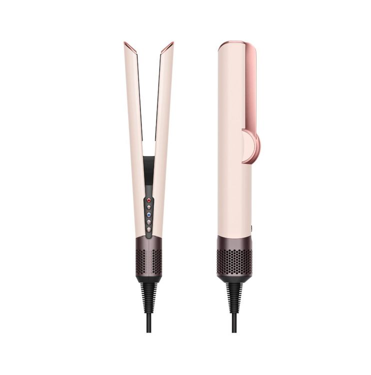 Dyson Airstrait™ straightener, 1600W, Help reduce static, 140 Max Degrees Celsiusm, No Hot Plates, Ceramic Pink/Rose Gold