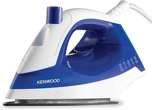 Kenwood Steam Iron, 1100W, 130ML Capacity, Non Stick Soleplate, Automatic Temperature Technology, STP01.000WB, Blue