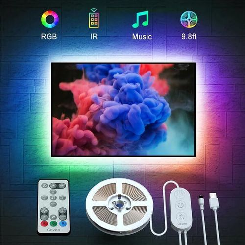 إضاءة خلفية للتلفاز RGB LED من جوفي (H6183)