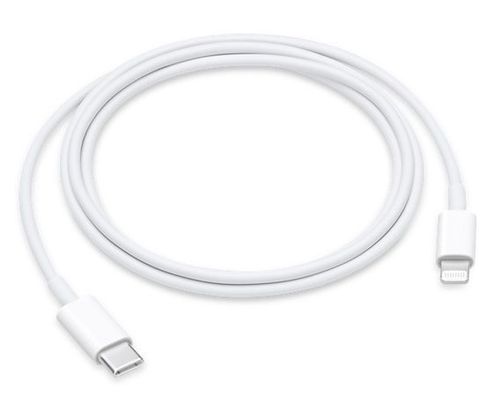 أبل، كابل شحن لايتنينغ، Type-C طول 1 متر (MUQ93ZE/A-R)