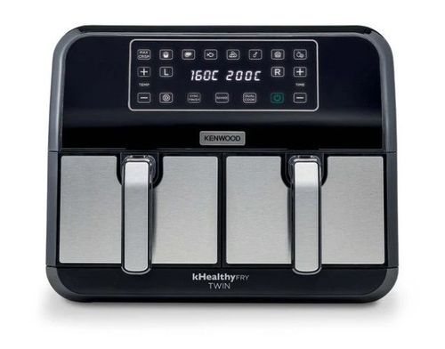 كينوود، مقلاة هوائية 1700 واط، 8 لتر Healthy Fry Dual، HFM75.000MB
