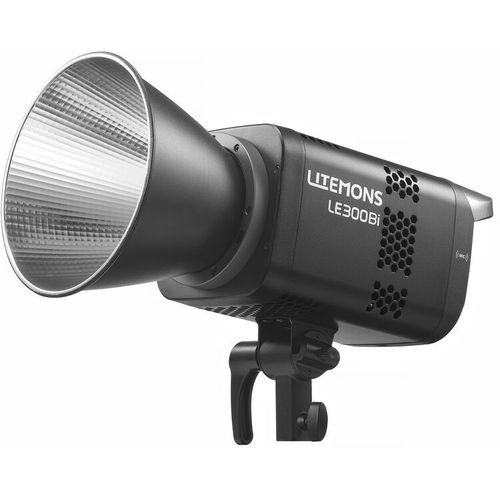 مصباح Litemons LED ثنائي اللون من جودوكس، 300 واط، قاعدة Bowens، إضاءة مستمرة للتصوير الفوتوغرافي، تحكم عبر البلوتوث، LE300Bi، أسود