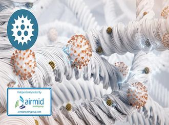 Effectively reduces viruses like H1N1 (flu) from the air