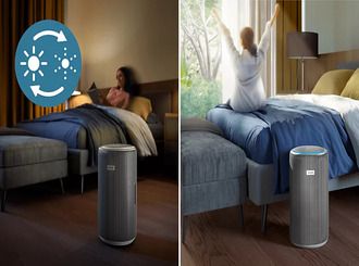Go to sleep and wake-up with fresh, clean air