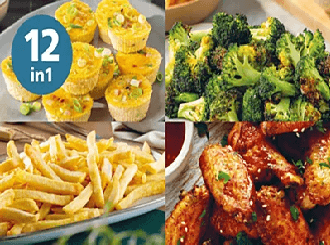 12 cooking methods in one handy appliance